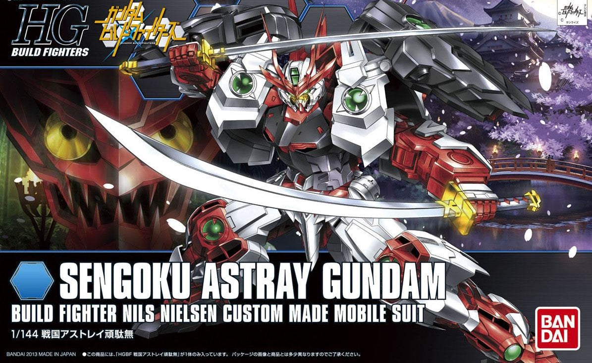 Bandai 2221157 1:144 HG Build Fighters Sengoku Astray Gundam Plastic Model Kit