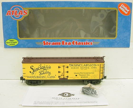 Atlas 8128-2 O Gauge Sinclair 40' Reefer Car #65010 (3 Rail) NIB