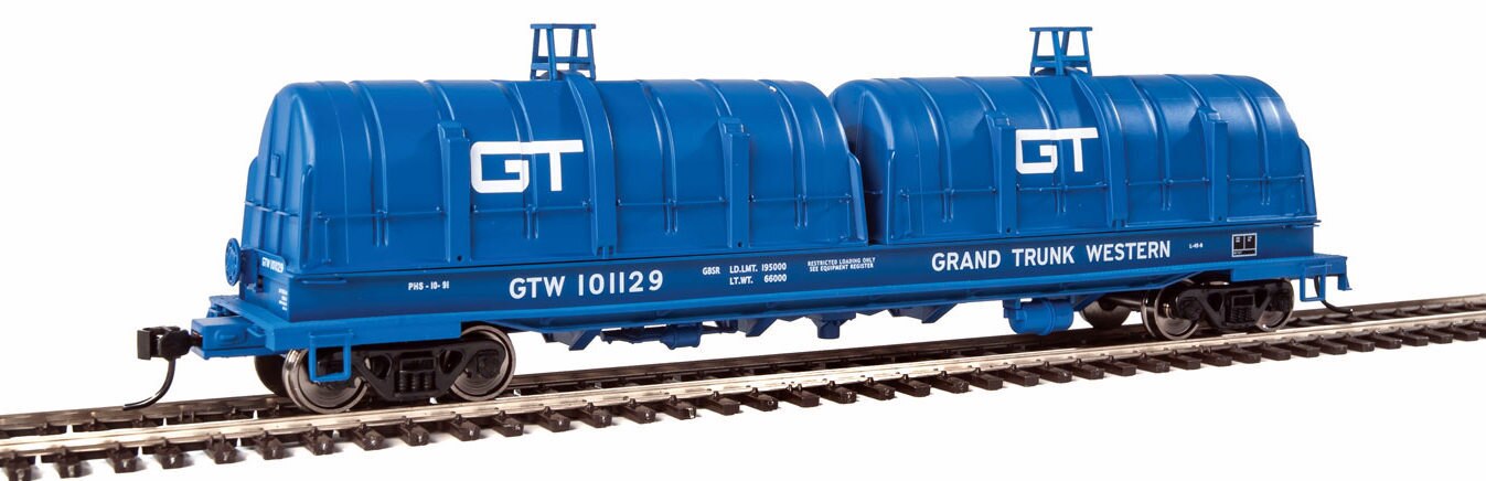 Walthers 920-105223 HO Grand Trunk Western 50' Evans Cushion Coil Car #101129