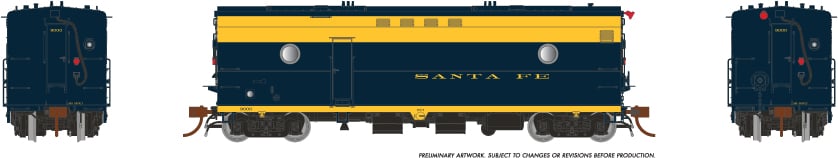 Rapido Trains 107303 HO ATSF Steam Heater Car #9004