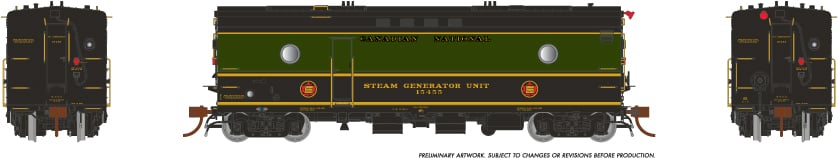 Rapido Trains 107311 HO Canadian National Oh So Noisy Steam Heater Car #15458