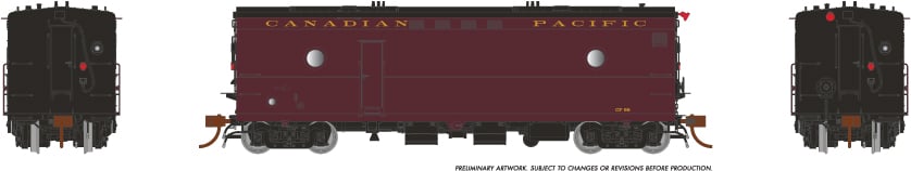Rapido Trains 107321 HO Canadian Pacific Oh So Noisy Steam Heater Car #97