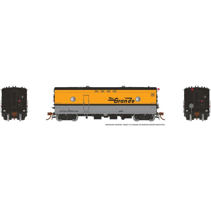 Rapido Trains 107323 HO D&RGW Oh So Noisy Steam Heater Car #250