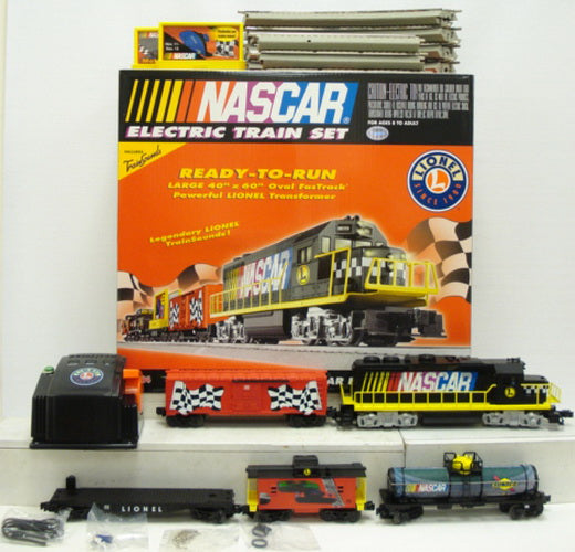 Lionel 7-11004 O Gauge NASCAR Diesel Train Set NIB