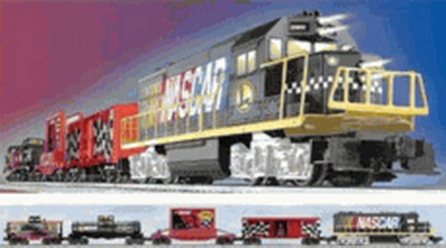 Lionel 7-11004 O Gauge NASCAR Diesel Train Set NIB