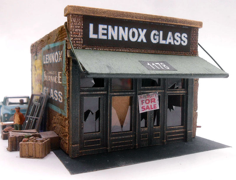 Downtown Deco DD2028 N Lennox Glass Cast-Hydrocal & Laser-Cut Kit