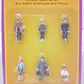 MTH 30-11048 O Scale Bus Station Employees and Patrons Figure Set # 4 (Set of 6)