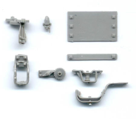 Grandt Line 111 O Denver & Rio Grande Western Brake Staff Brackets (Set of 2)