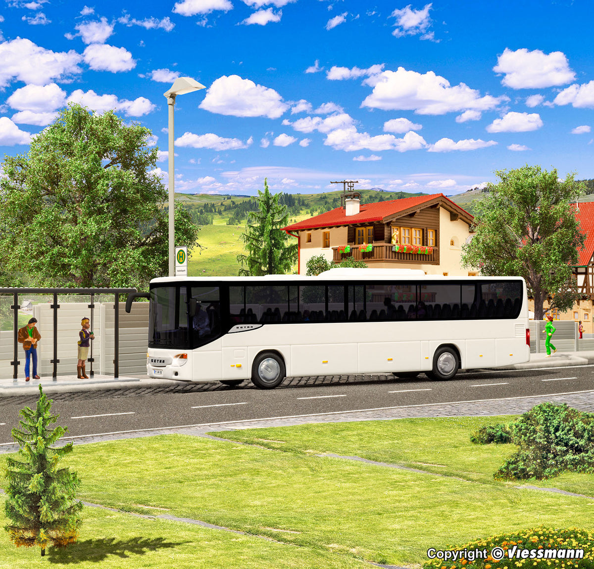 Kibri 11232 HO Bus Setra S 415 UL Plastic Model Kit