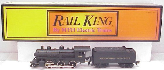 MTH 30-1137-1 O Gauge B&O 2-6-0 Steam Locomotive & Tender w/PS1 #946 LN/Box