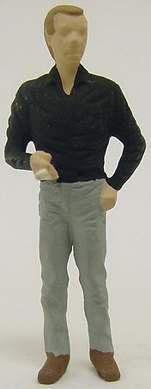 Arttista 1167 O Smoking Man Hand Painted Pewter Figure Colors May Vary