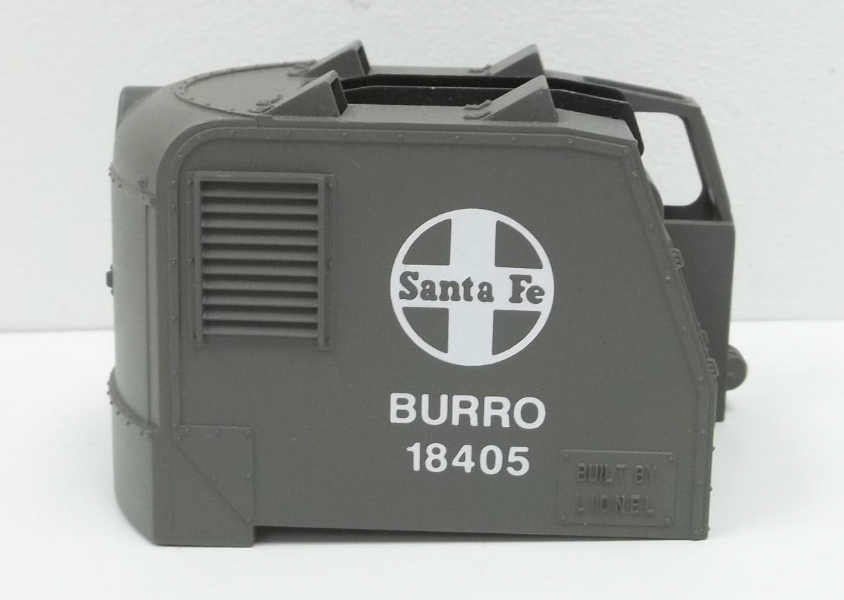 Lionel 18405-100 Santa Fe Burro Crane Cab