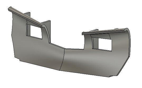 CMR Products 416-6104 HO Undecorated Western Style Snow Plow (Pack of 2)