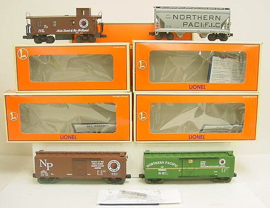 Lionel 6-11977 Northern Pacific Freight Cars 4-Pack LN/Box