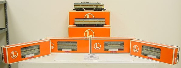 Lionel 6-29122 O Gauge Erie Lackawanna F3 AB Diesel Passenger Train Set NIB