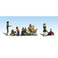Woodland Scenics A1905 HO Scenic Accents Dog Wash Figures (Set of 9)