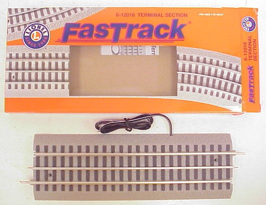 Lionel 6-12016 O 10" Terminal FasTrack Section Single Piece LN/Box