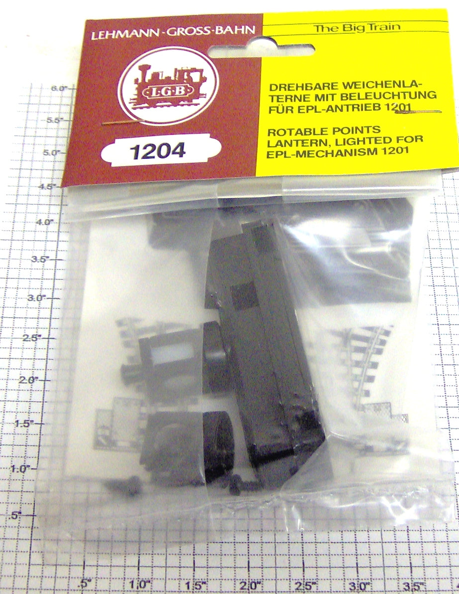 LGB 1204 G Gauge EPL Track Turnout Switch Motor Lighted Rotable Lantern