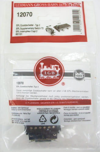 LGB 12070 G Scale EPL Supplementary Switch Type-2