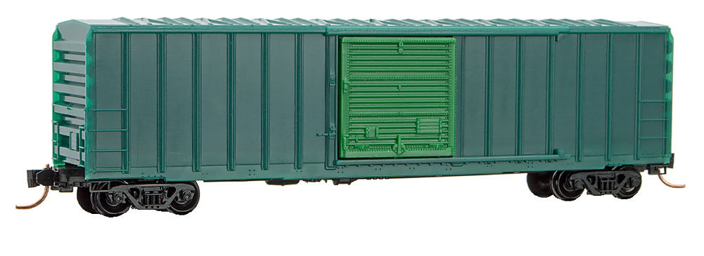 Micro-Trains 02500000 N Undecorated 50' Single Door Rib Side Boxcar