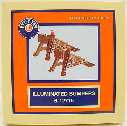 Lionel 6-12715 O and O27 Gauge Illuminated Plastic Bumpers (Set of 2)