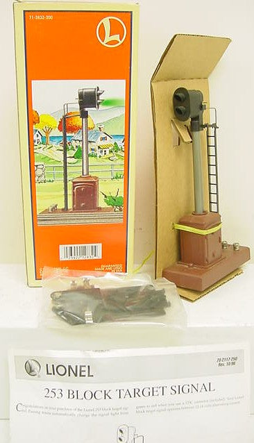 Lionel 6-12832 O And O27 Operating Block Target Signal