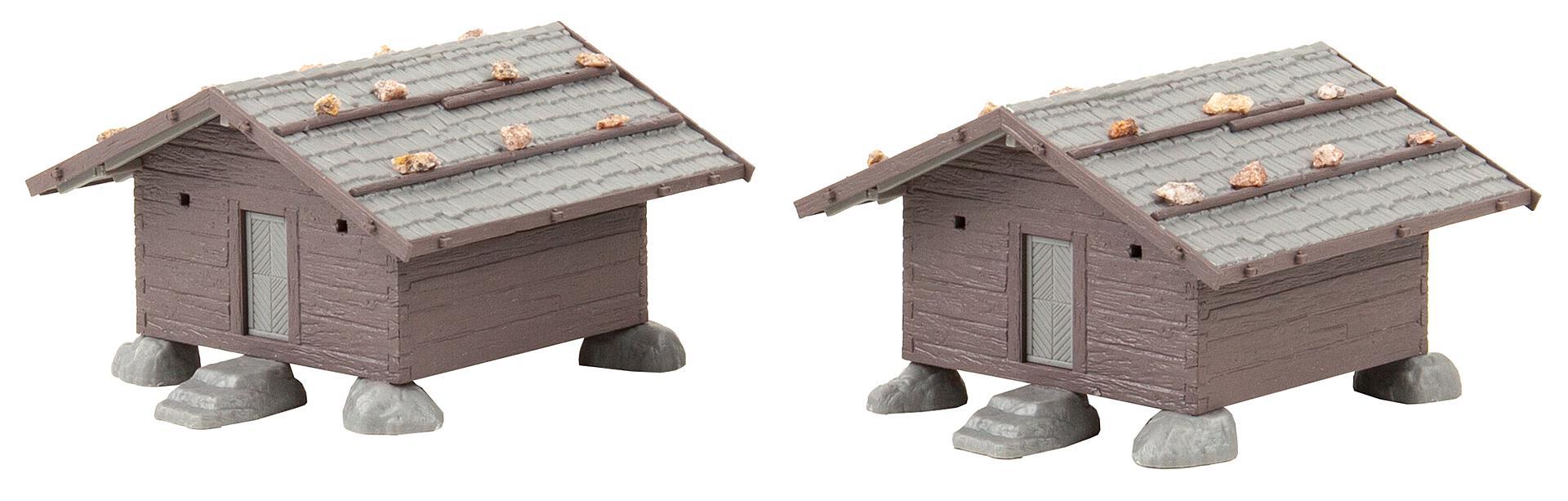 Faller 130636 HO Hay Barns Building Kit (Pack of 2)