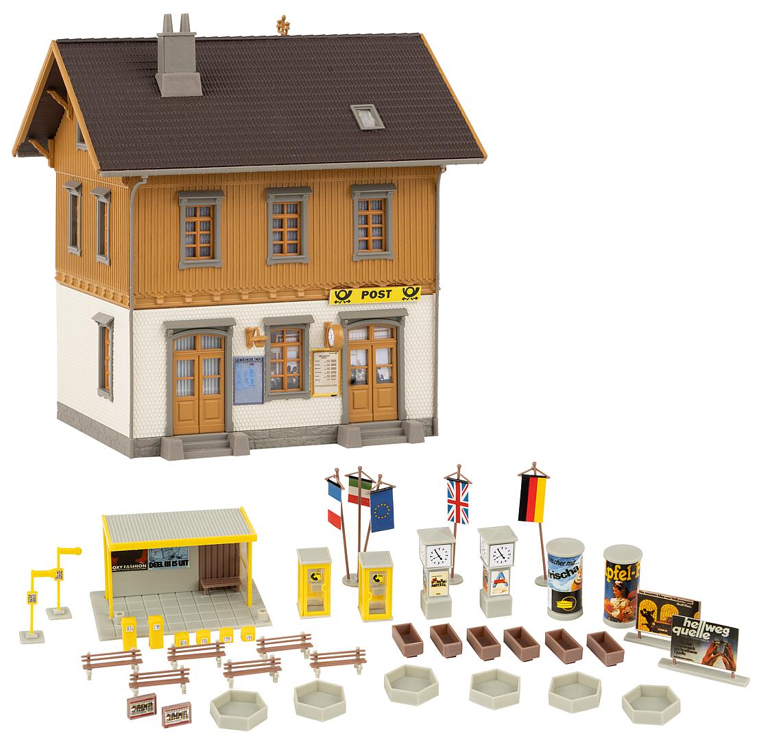 Faller 130887 HO Village Post Office Building Kit