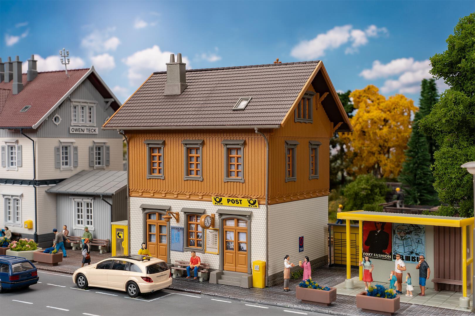 Faller 130887 HO Village Post Office Building Kit