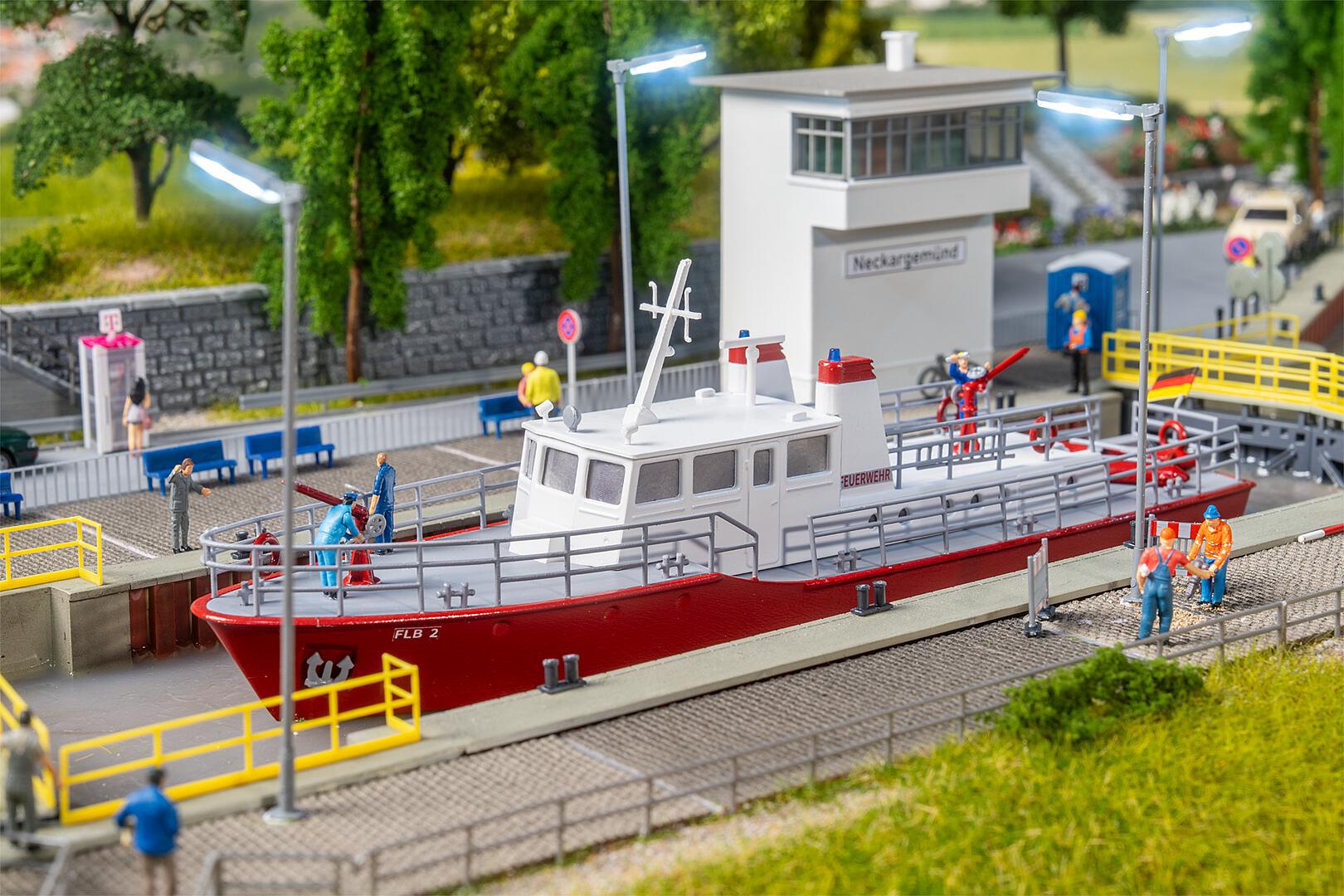 Faller 131016 HO Fire Boat Building Kit