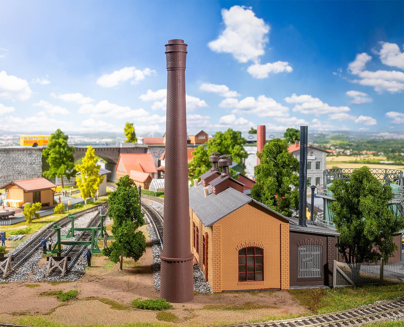 Faller 131336 HO Smoke Stack Building Kit