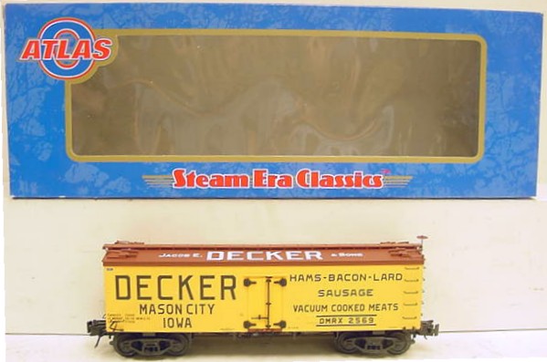 Atlas 8002-2 O Gauge Decker 36' Woodside Reefer Car #2569 (3-Rail) LN/Box