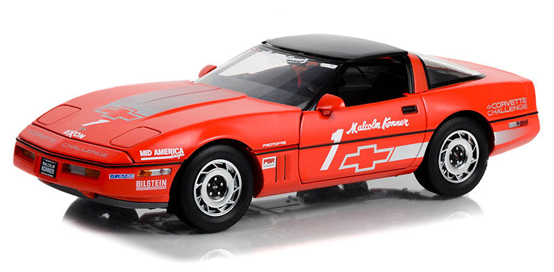 Greenlight Collectibles 13645 1:18 #1 Malcolm Konner 1988 Chevrolet Corvette C4