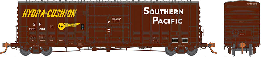 Rapido Trains 137001 HO Southern Pacific PC&F B100-40 Boxcar (Set of 6)