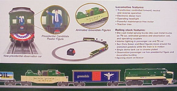 Lionel 6-30002 O Scale Neil Young Greendale Diesel Train Set MT/Box