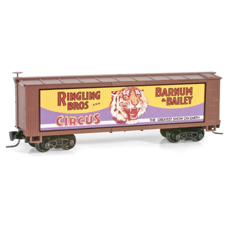 Micro-Trains 51500610 Z Scale Ringling Bros 40' Single Door Box Car #10