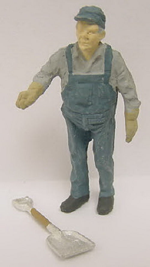 Arttista 1407 O Fireman W/Shovel Pewter Figure