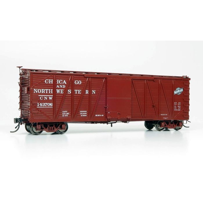 Rapido Trains 142005 HO C&NW USRA Single Sheathed Boxcar (Pack of 6)