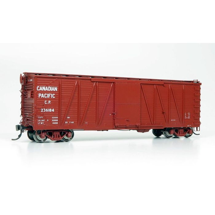 Rapido Trains 142104 HO Canadian Pacific Late USRA Clone Boxcar (Pack of 6)