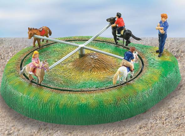 Lionel 6-14210 O Operating Pony Ride Animated Scene LN/Box