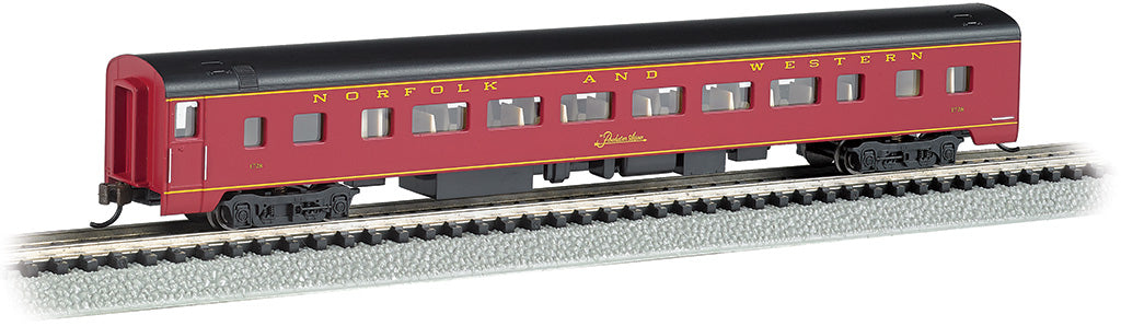 Bachmann 14257 N Norfolk & Western 85' Smooth-Sided Coach #1728 LN/Box