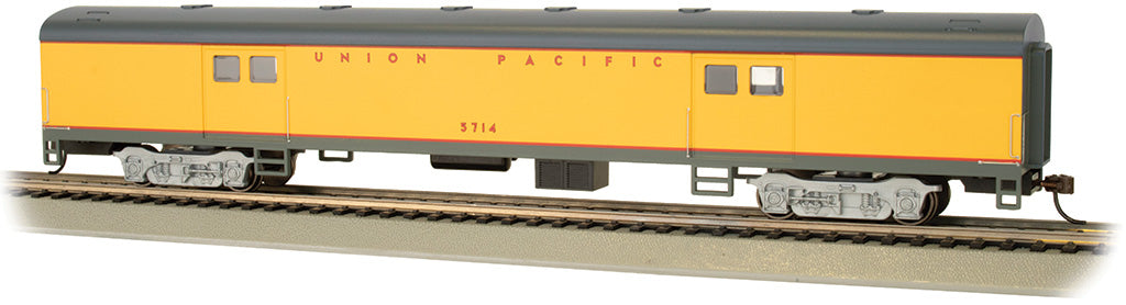 Bachmann 14403 HO Union Pacific 72' Smooth-Side Baggage Car #5714