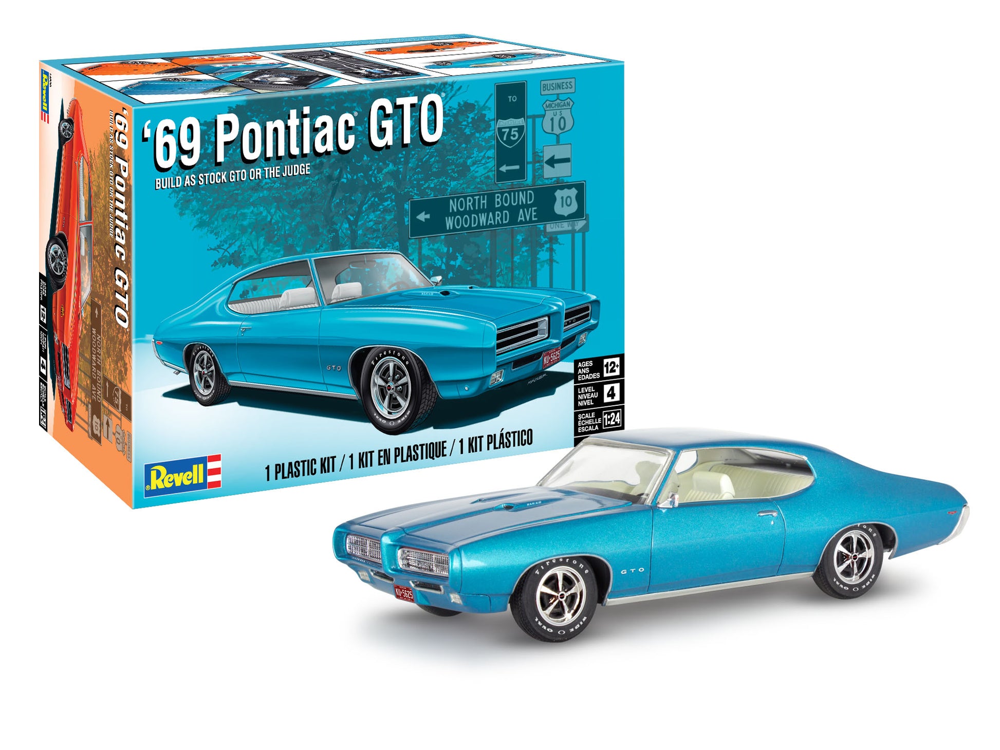 Revell 14530 1:24 1969 Pontiac GTO 