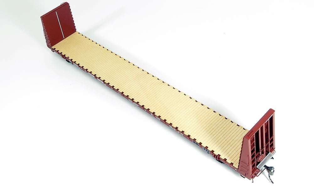 Rapido Trains 147003A HO CN National Steel Car Bulkhead Flatcar (Single Car)