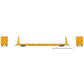 Rapido Trains 147007A HO ONR Marine Industries Bulkhead Flatcar (Single Car)
