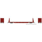 Rapido Trains 147008A HO BNSF Marine Industires Bulkhead Flatcar (Single Car)