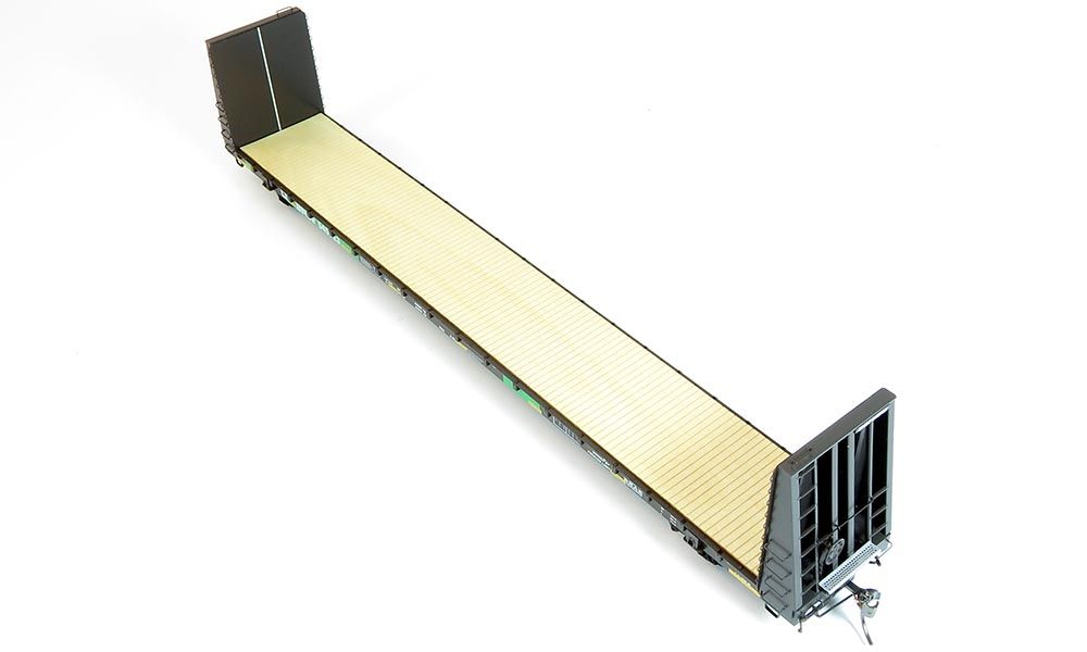 Rapido Trains 147009 HO BNSF Marine Industires Bulkhead Flatcar (Pack of 6)
