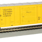Bachmann 14909 HO Valdosta Southern 50' Outside Braced Box Car with FRED #6006