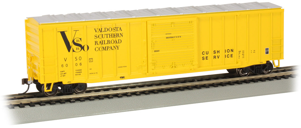 Bachmann 14909 HO Valdosta Southern 50' Outside Braced Box Car with FRED #6006