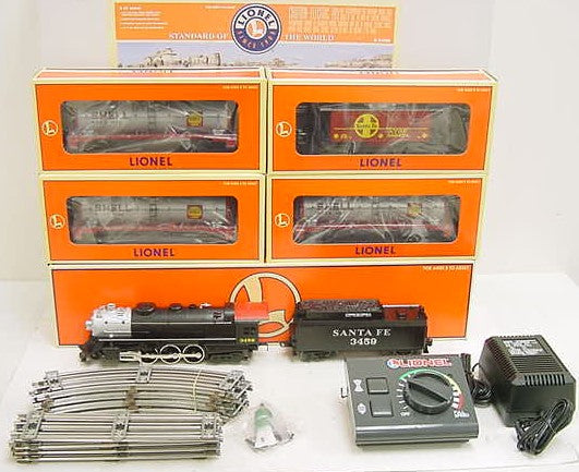 Lionel 6-31909 Santa Fe Shell Tank O Gauge Steam Train Set MT/Box